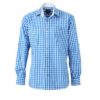 Men's Traditional Shirt - weiß/blau