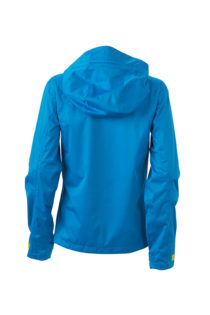 Ladies Outdoor Jacket - aqua/acid yellow