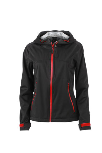 Ladies Outdoor Jacket - black/red