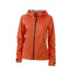 Ladies Outdoor Jacket - dark orange/iron grey