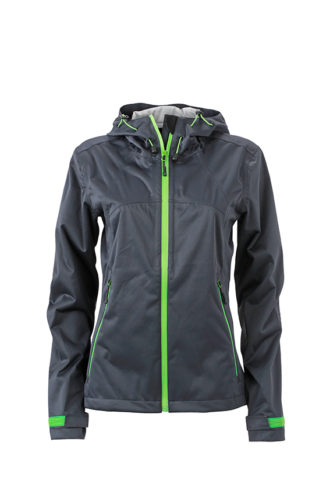 Ladies Outdoor Jacket - iron grey/green