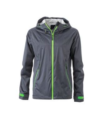 Mens Outdoor Jacket - iron grey/green