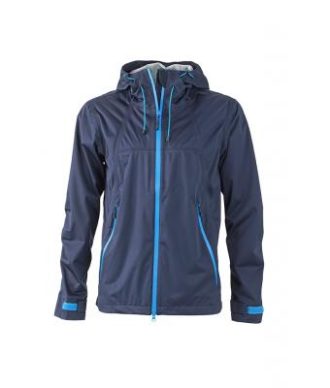 Mens Outdoor Jacket - navy/cobalt