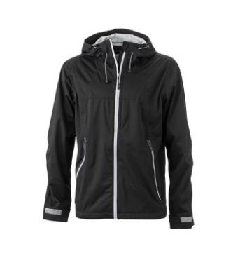 Mens Outdoor Jacket - black/silver