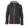 Mens Outdoor Jacket - black/red