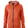 Mens Outdoor Jacket - dark orange/iron grey