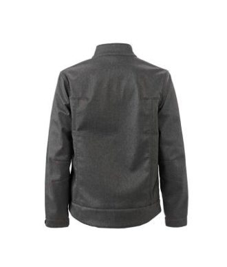 Mens Softshell Jacket - dark melange