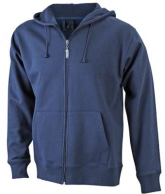 Mens Hooded Jacket - navy