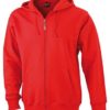Mens Hooded Jacket - red