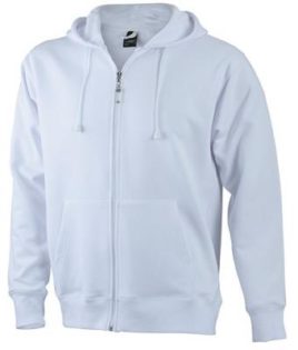 Mens Hooded Jacket - white