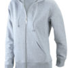 Ladies Hooded Jacket - grey heather
