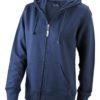 Ladies Hooded Jacket - navy