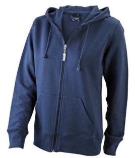 Ladies Hooded Jacket - navy