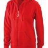 Ladies Hooded Jacket - red
