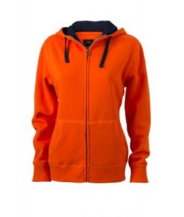 Ladies Lifestyle Zip-Hoody - dark-range/navy