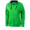 Ladies Lifestyle Zip-Hoody - green/navy