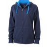 Ladies Lifestyle Zip-Hoody - navy/cobalt