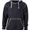 Mens Lifestyle Hoody - black/grey heather