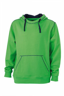 Mens Lifestyle Hoody - green/navy