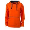 Ladies Lifestyle Hoody - dark orange/navy