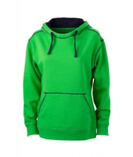 Ladies Lifestyle Hoody - green/navy