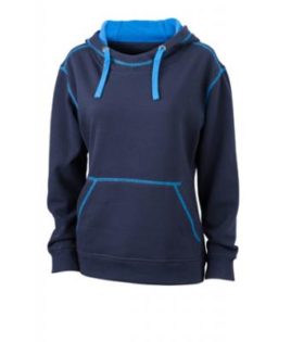 Ladies Lifestyle Hoody - navy/cobalt