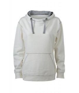 Ladies Lifestyle Hoody - offwhite/grey heather