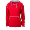 Ladies Lifestyle Hoody - red/grey heather