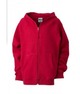 Hooded Jacket Junior - burgundy