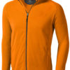 Brossard Mikrofleece Jacke - orange