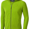 Brossard Mikrofleece Jacke - apfelgrün