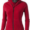 Brossard Mikrofleece Damenjacke - rot