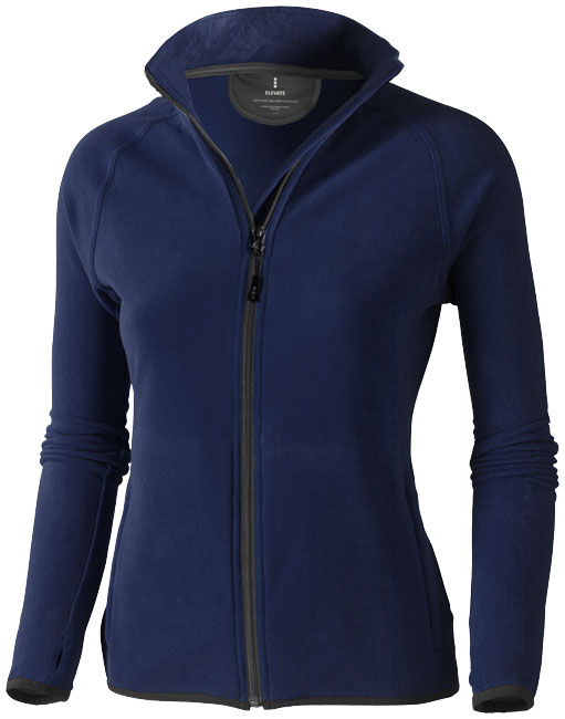 Brossard Mikrofleece Damenjacke - navy