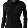 Brossard Mikrofleece Damenjacke - schwarz