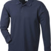 Werbeartikel Poloshirt Langarm Heavy - navy