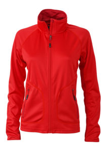 Ladies Basic Fleece Jacket - light red/chili