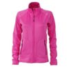 Ladies Basic Fleece Jacket - pink/fuchsia