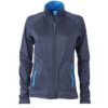Ladies Basic Fleece Jacket - navy/cobalt