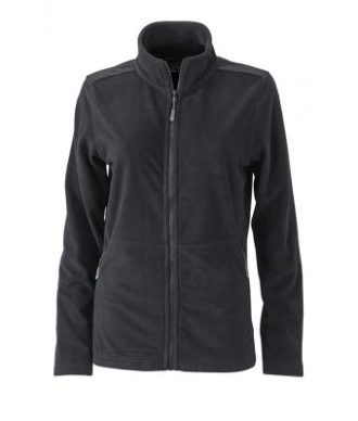 Ladies Basic Fleece Jacket - schwarz