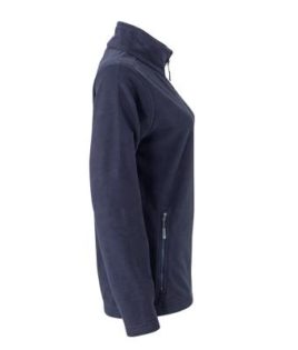 Ladies Basic Fleece Jacket - navySeitenansicht