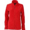 Ladies Basic Fleece Jacket - rot