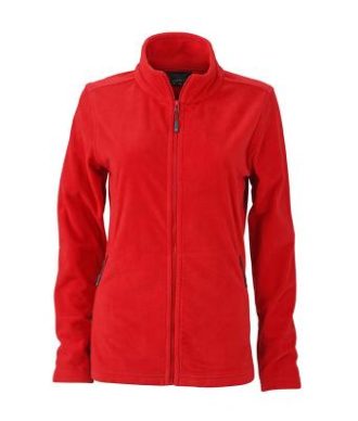 Ladies Basic Fleece Jacket - rot