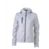 Ladies Maritime Jacket James & Nicholson - white / white / navy