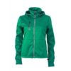 Ladies Maritime Jacket James & Nicholson - irish green / navy / white