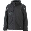 Craftsmen Softshell Jacket James & Nicholson - black/black