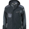 Craftsmen Softshell Jacket James & Nicholson - black/carbon