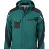 Craftsmen Softshell Jacket James & Nicholson - dark green/black