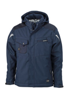 Craftsmen Softshell Jacket James & Nicholson - navy/navy