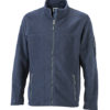 Mens Workwear Fleece Jacket James & Nicholson - navy/navy