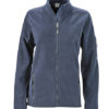 Ladies Workwear Fleece Jacket James & Nicholson - navy/navy